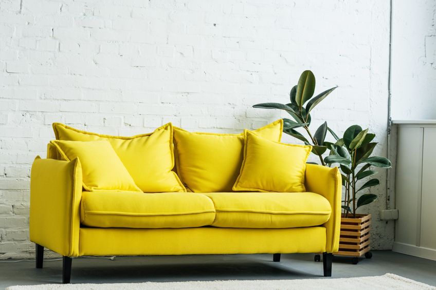 Color Combination with Yellow Wall