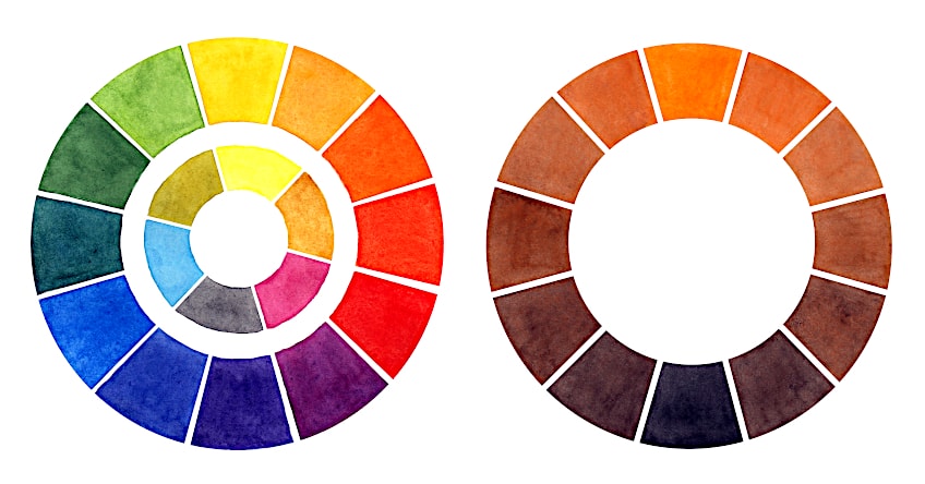 Use Color Wheel to Pair Orange