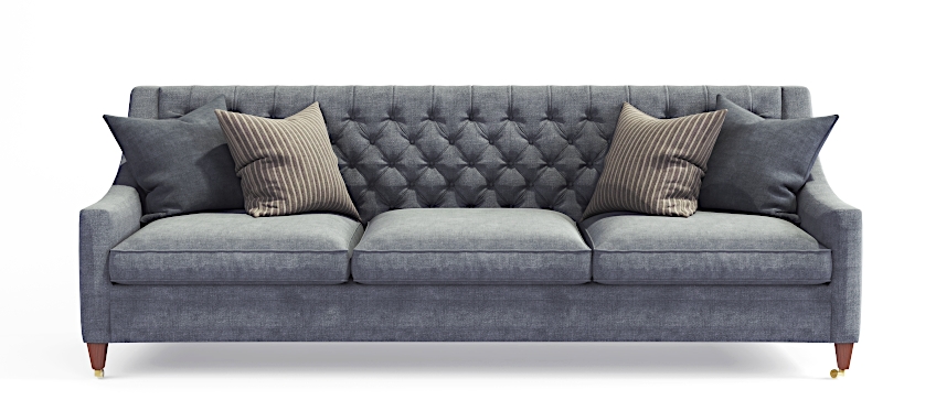 Classic Gray Sofa Design