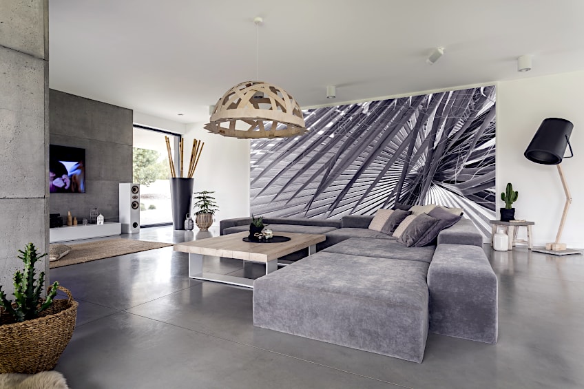 Gray Sofa to Match Design Style