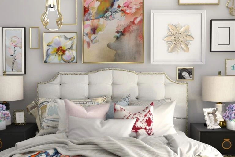 above the bed wall decor ideas